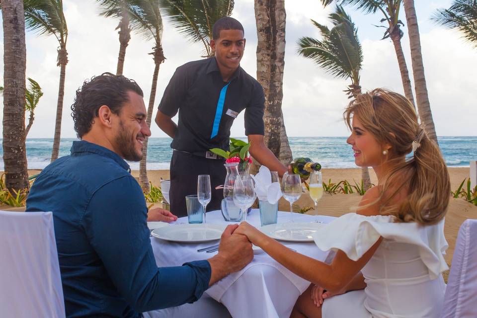 Romantic Dinner on the Beach