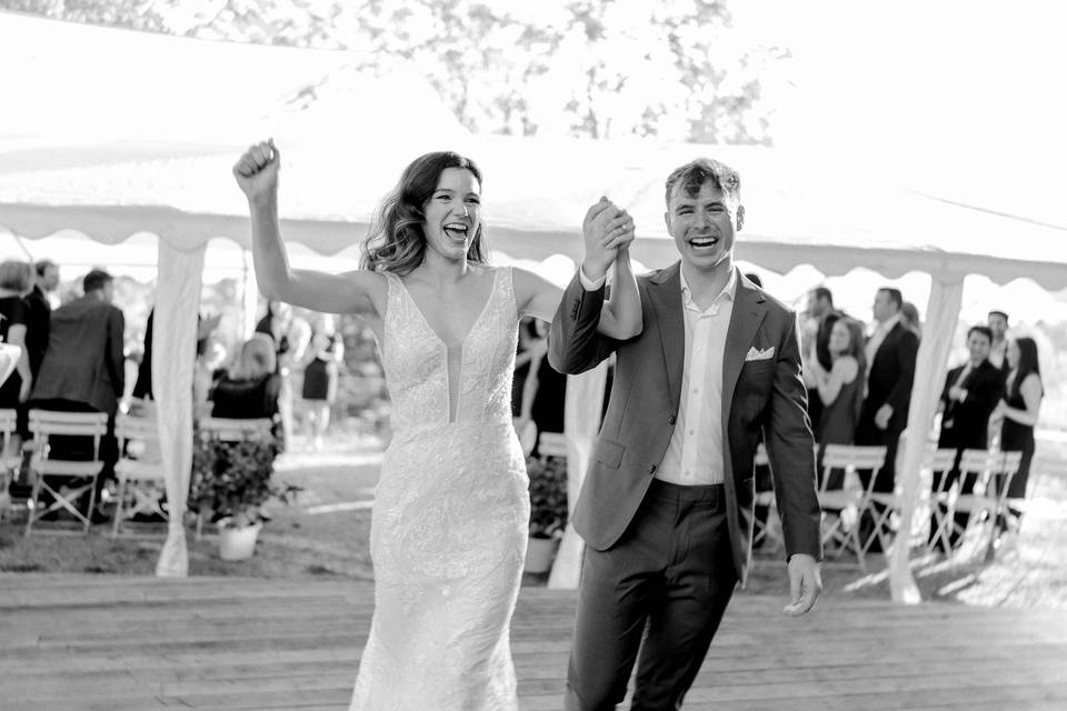 Just married look