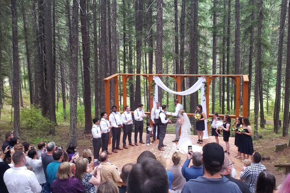 Woodland wedding