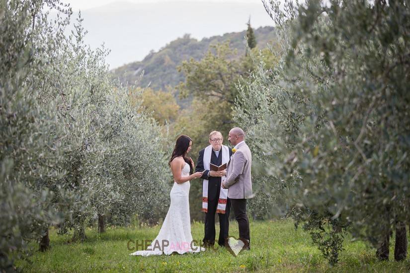 Religious Blessing in Tuscany