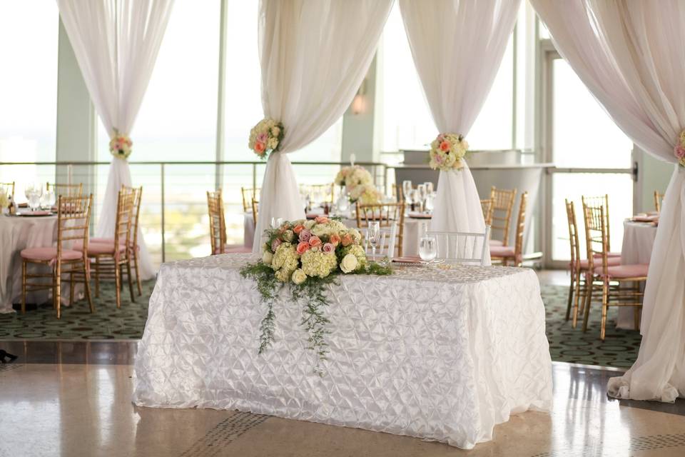Elegant draping