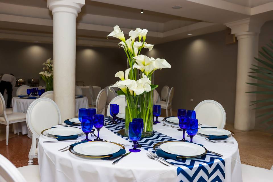 White - Blue Theme