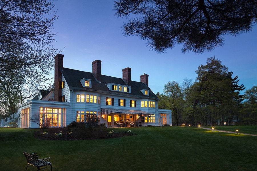 Four Chimneys at night