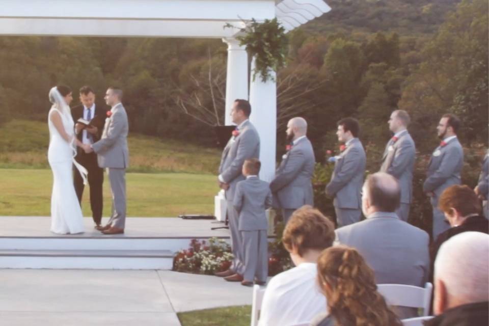 Screenshot from 2018 wedding