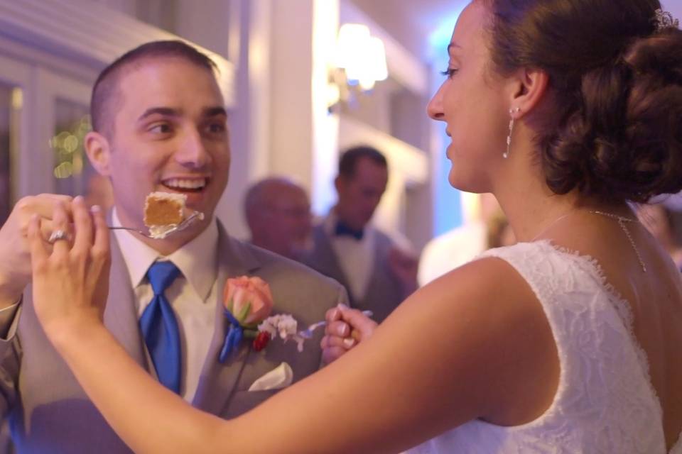 Frame from 2018 wedding