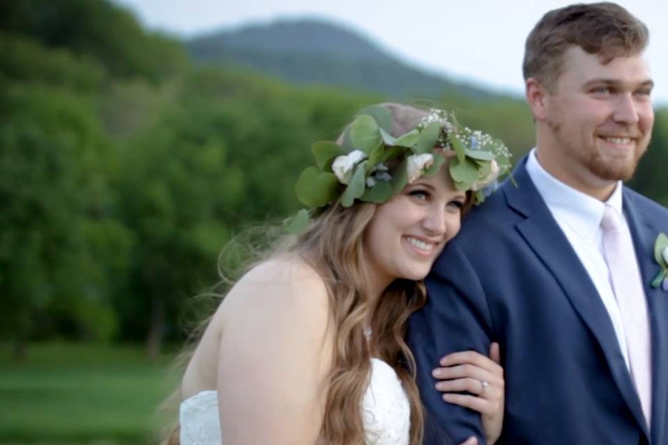 Screenshot from 2019 wedding