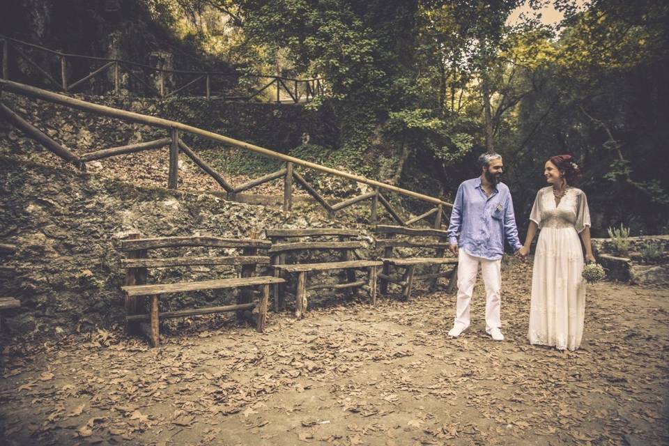 Rustic wedding in nature