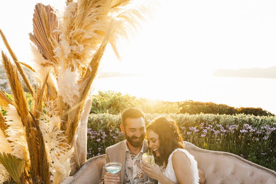 Sunset drinks