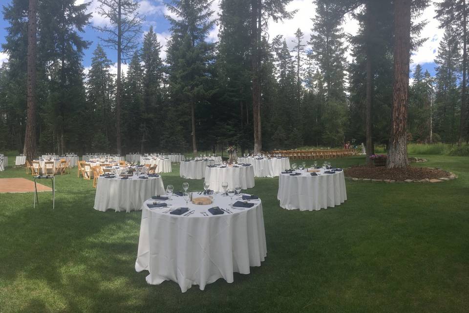 Outdoor reception venue