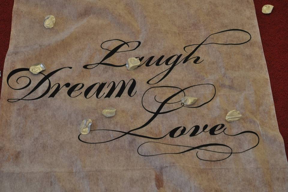 Wedding sign