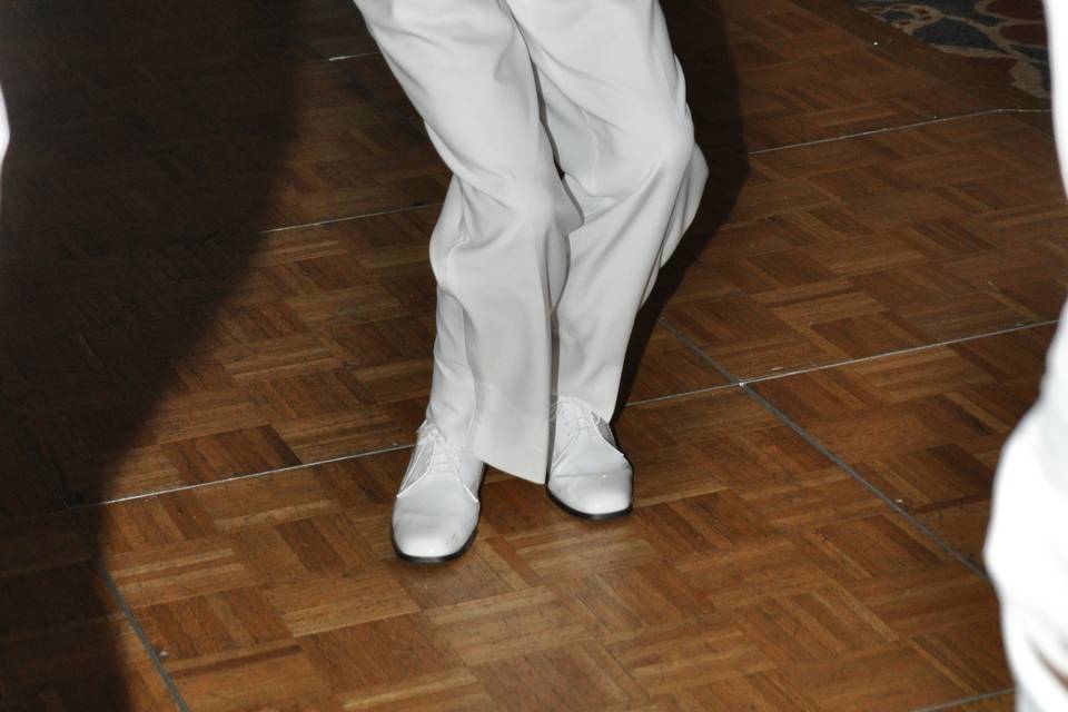 Dancing at the reception