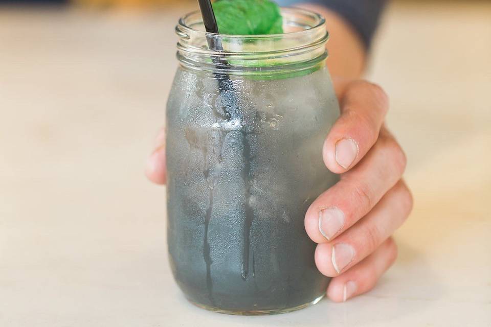 Charcoal drink