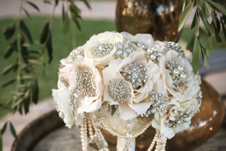 Fancy wedding bouquet