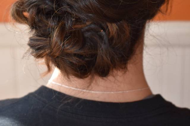 Textured updo