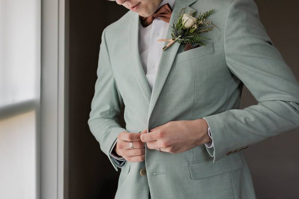 Groom portrait