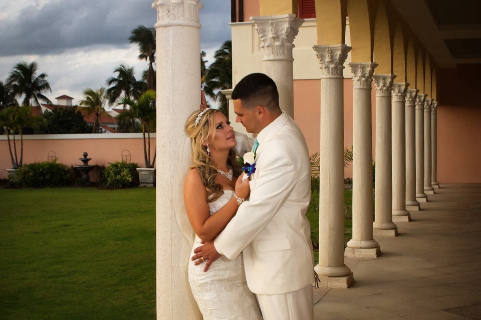 Bride hair and makeup