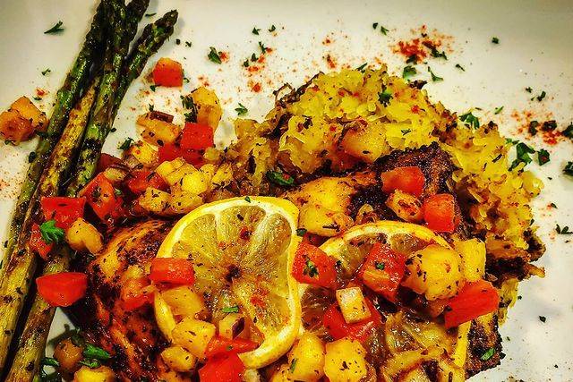 Jerk Red Snapper w/ Sides