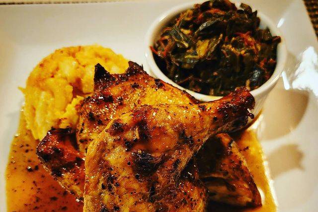 Honey Grill Cornish With Sides