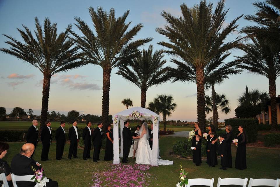 Outdoor wedding