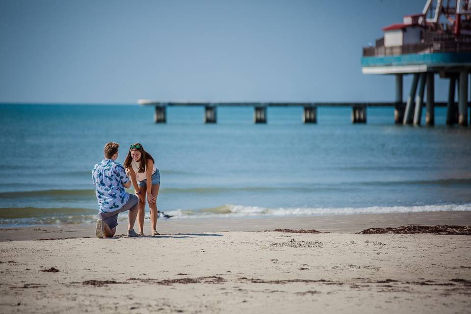 Galveston, Texas. Engagement