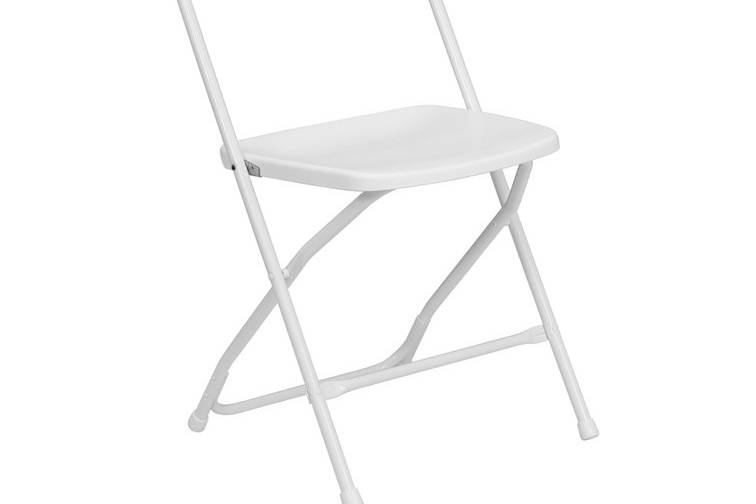 White Fanback Chair