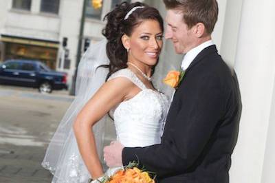 A very fair-skinned couple both needed a fresh glow for their wedding. The groom was pleased to have some extra color that didn't look obvious.