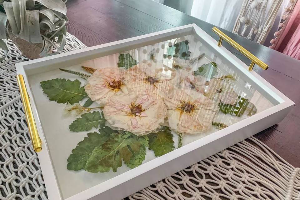 Preserved wedding flowers