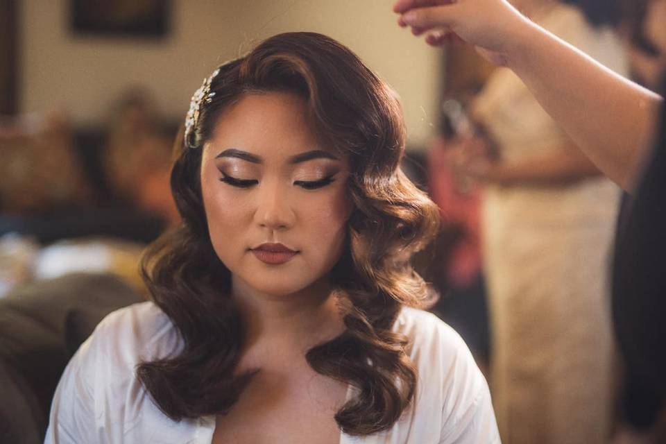 Bridal hair and makeup