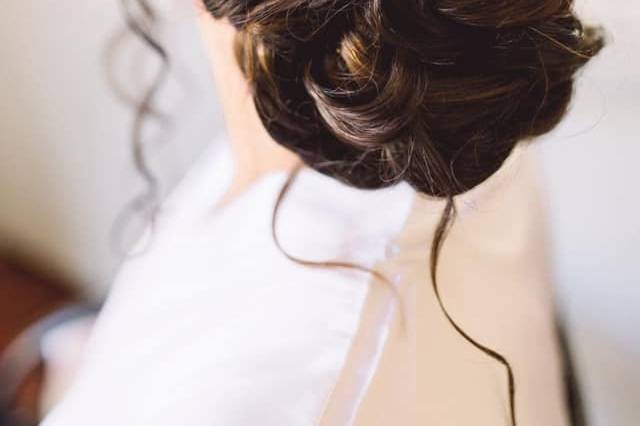 Bridal updo