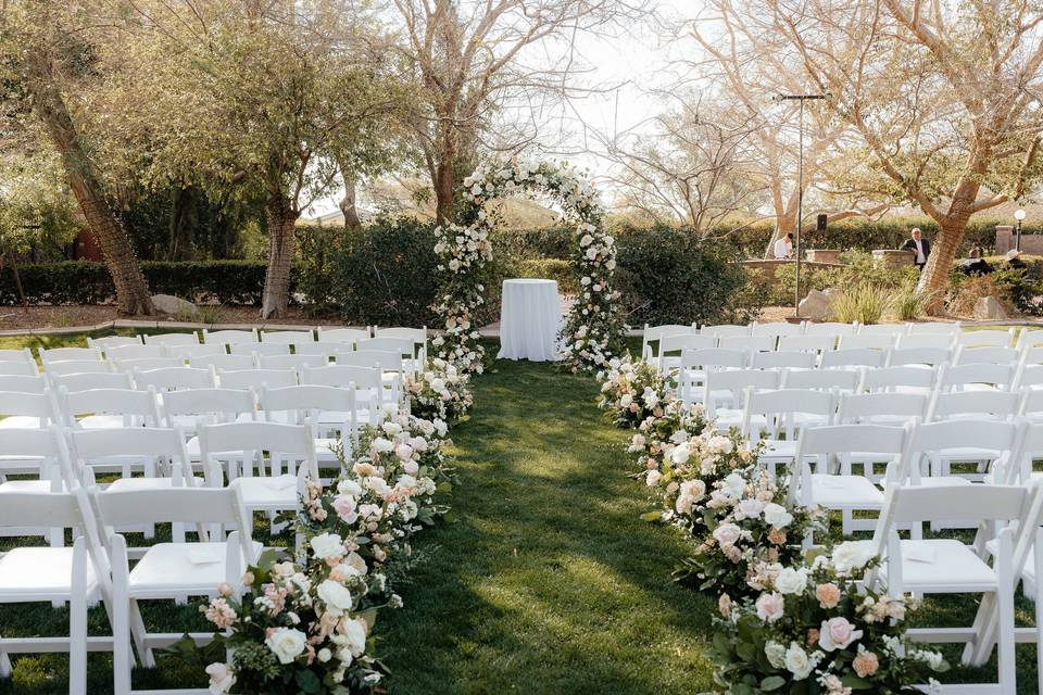 Outdoor ceremony