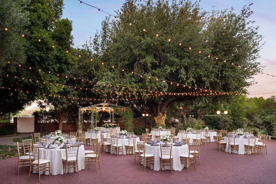 Outdoor reception space