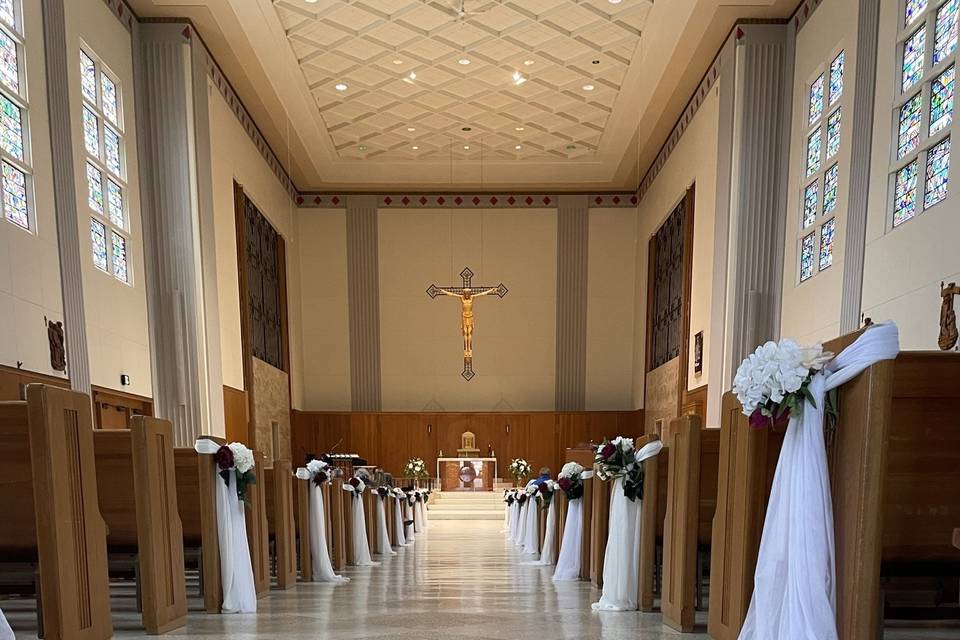 Ceremony aisle