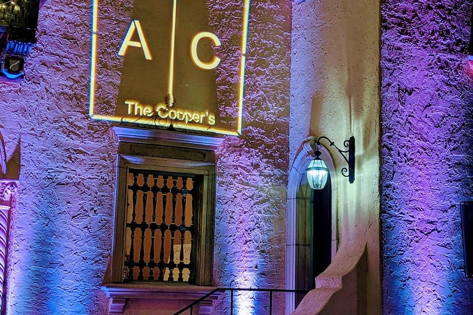 Gobo Projection / Initials