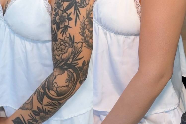 Bridal glam and tattoo cover