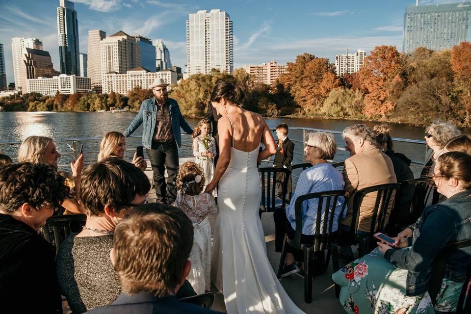 Austin River Barge Wedding