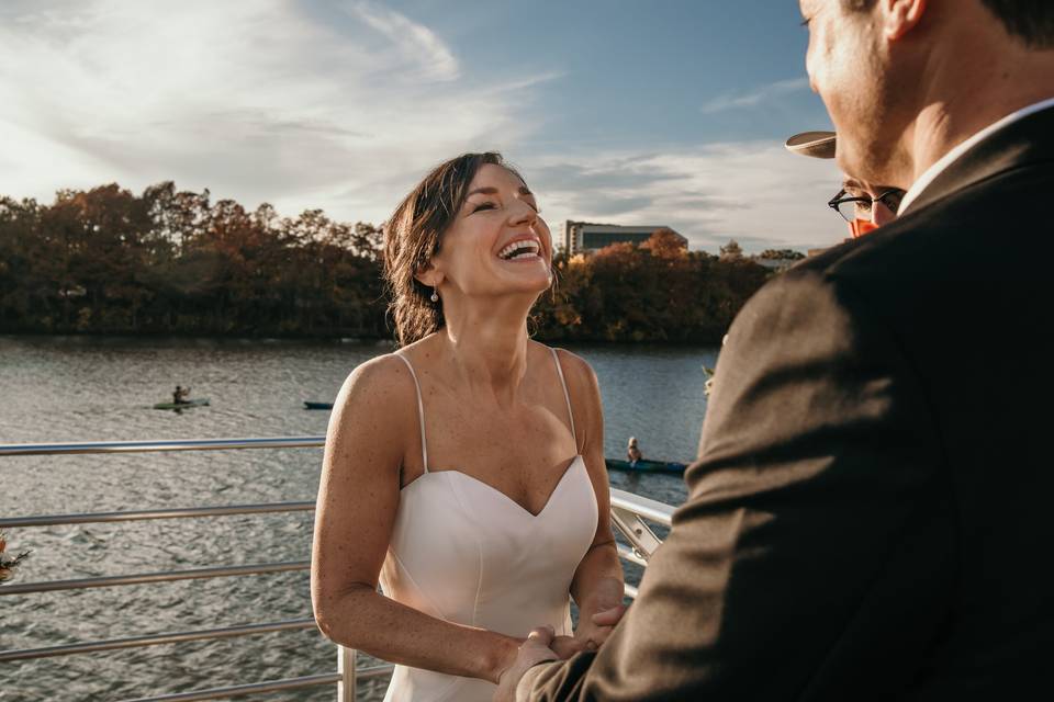 Austin River Barge Wedding