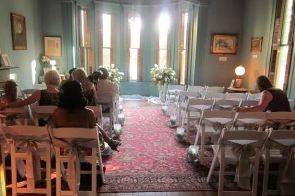 Wedding ceremony area