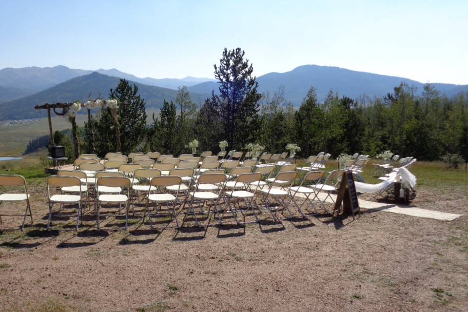 Ceremony set up idea