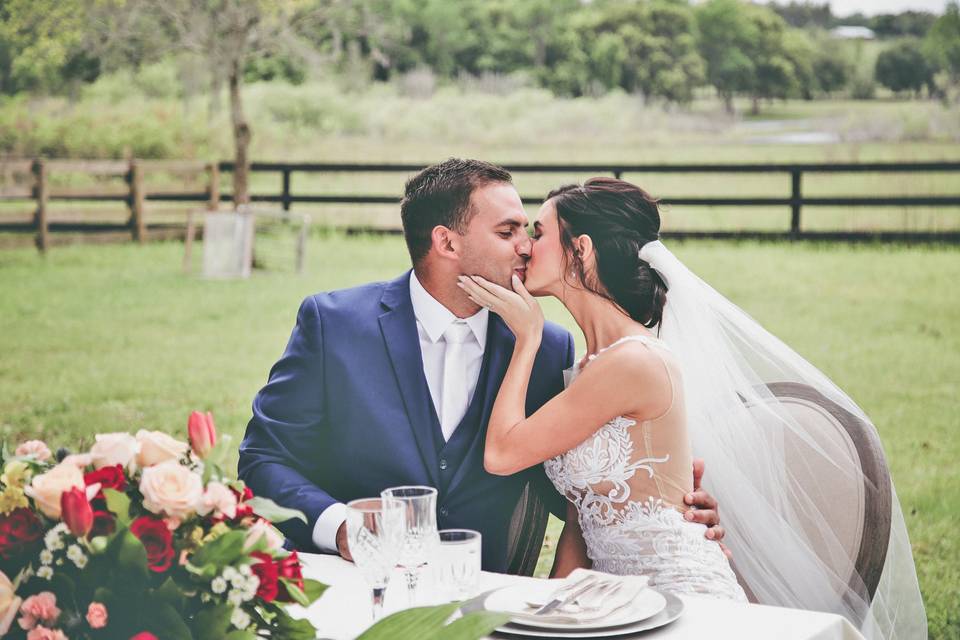 The happy couple
