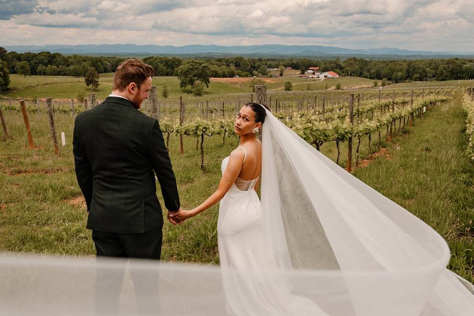 Patio wedding