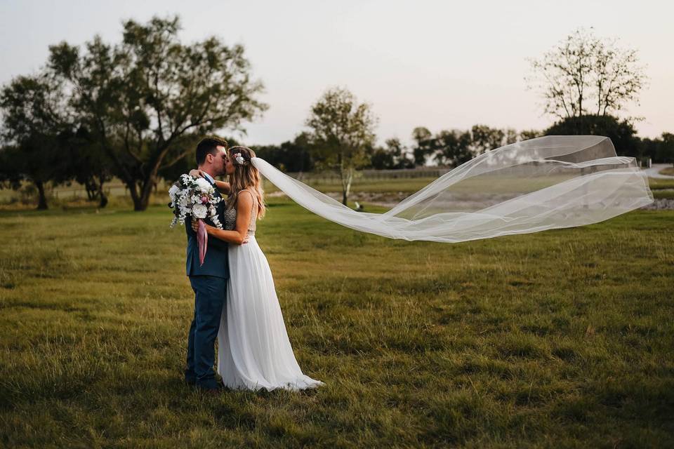 Bride and groom portraits