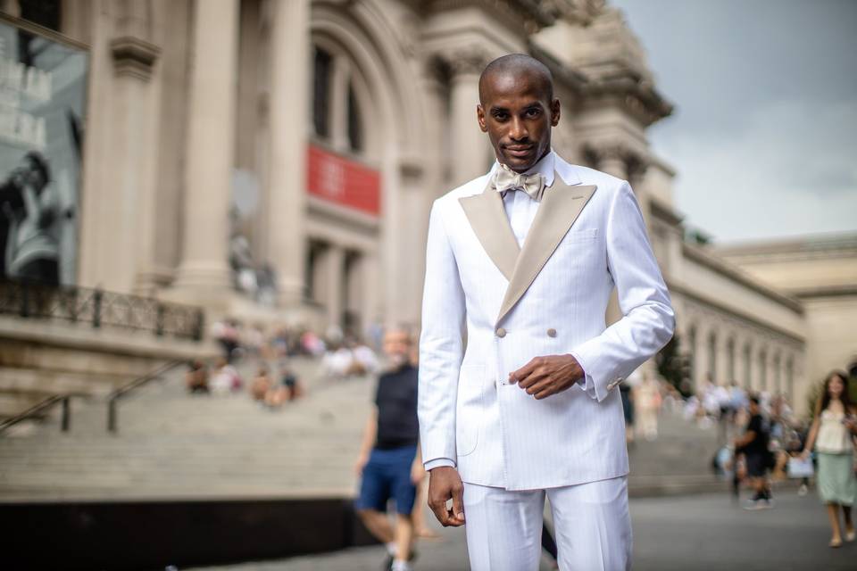 White suit