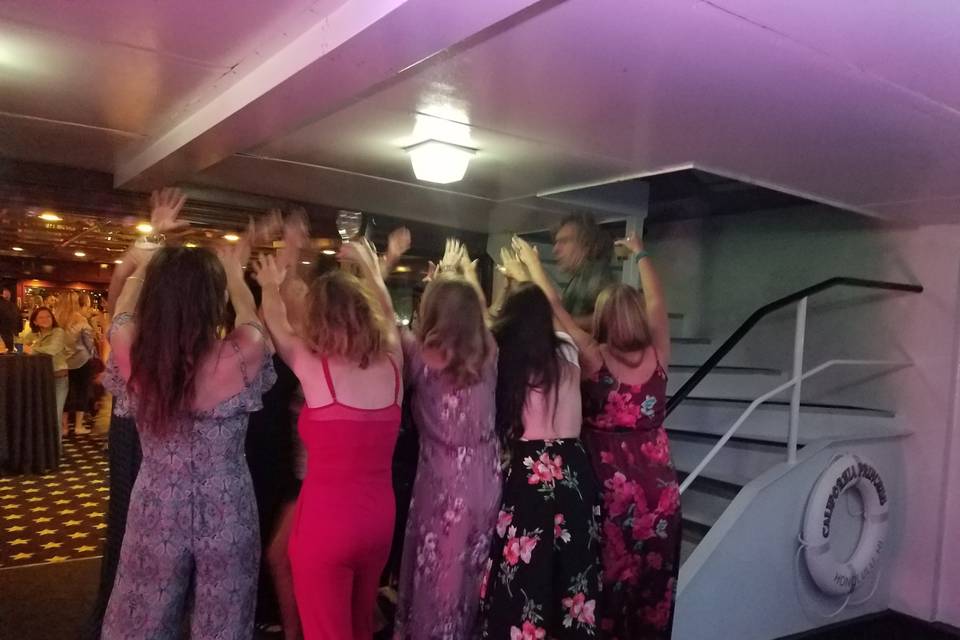 Reception on a Boat
