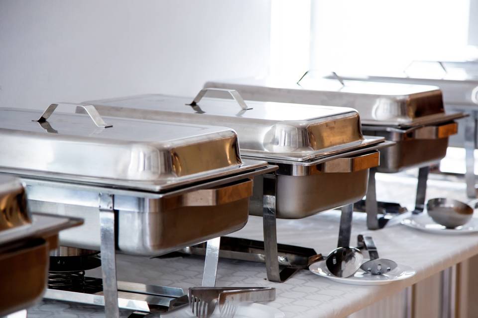 Upscale Metal Chafers
