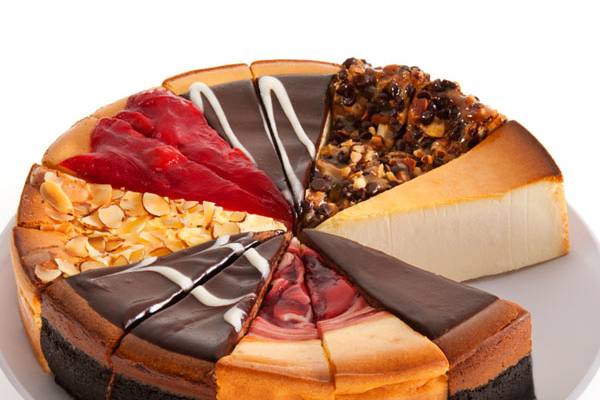 Assorted cheesecakes