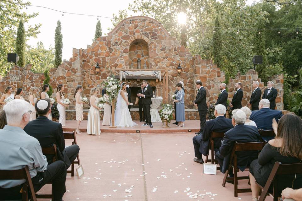 Stunning ceremony