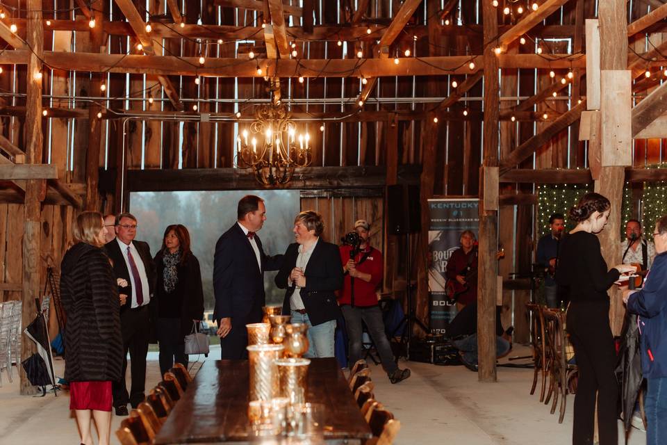 Open house event in the barn