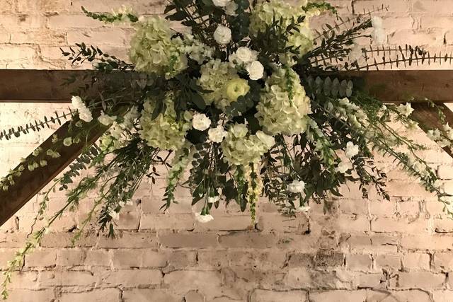 Simplistic white for this arch