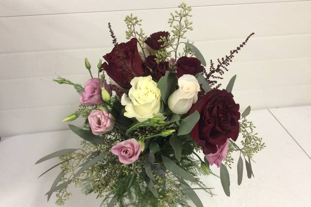 Matching bridesmaid bouquet