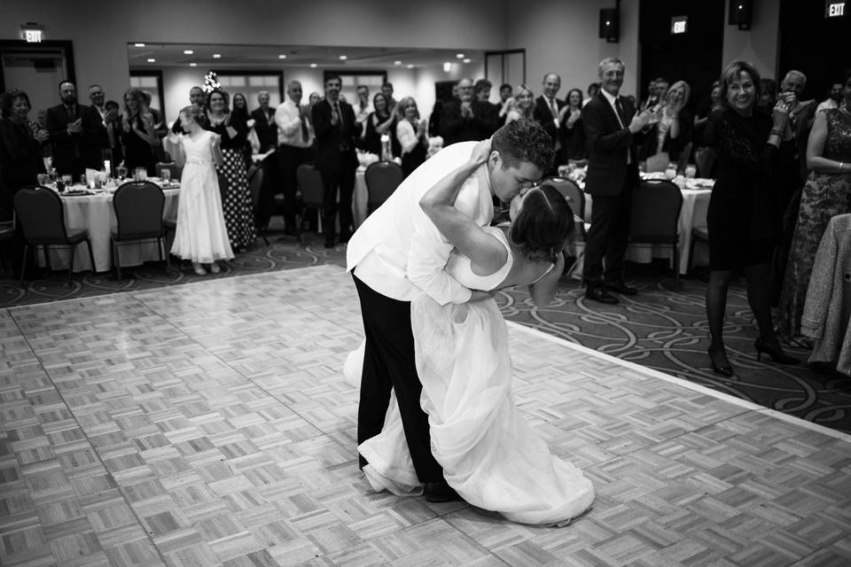 Entrance and then first dance